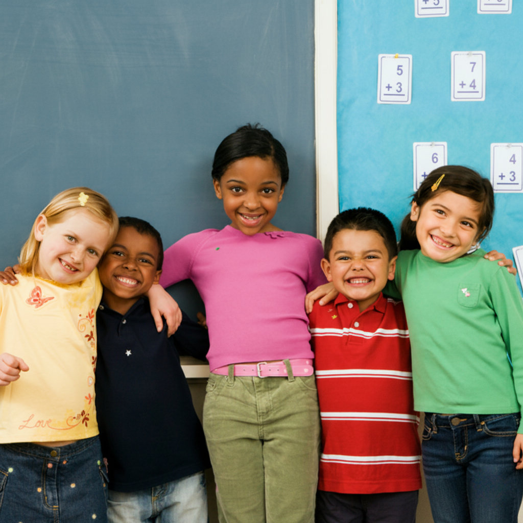 Children smiling