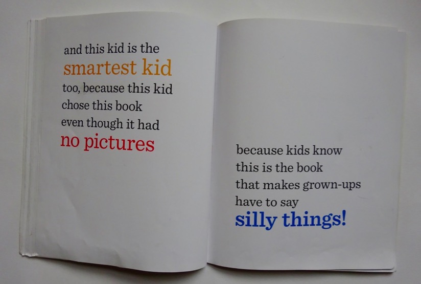 The Book With no Pictures (opened)